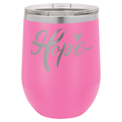 Polar Camel 12 oz. Vacuum Insulated Stemless Wine Tumbler with Lid