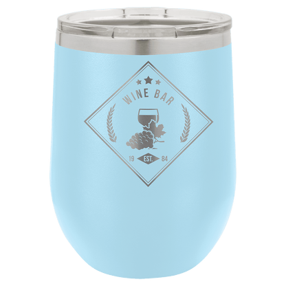 Polar Camel 12 oz. Vacuum Insulated Stemless Wine Tumbler with Lid