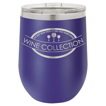 Polar Camel 12 oz. Vacuum Insulated Stemless Wine Tumbler with Lid