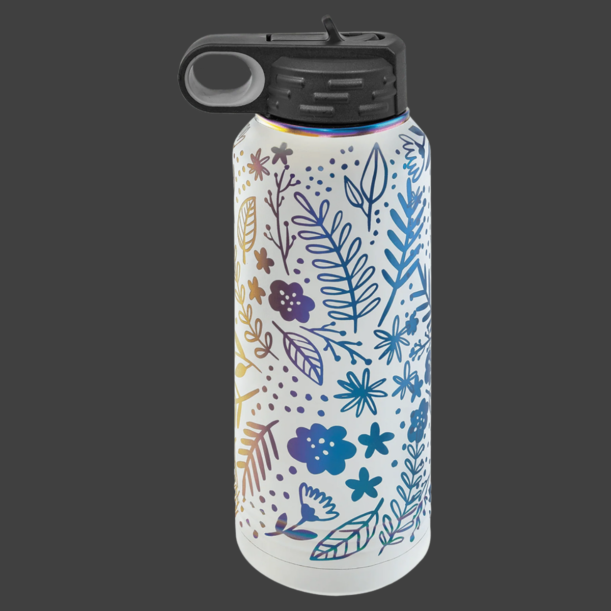32 oz Water Bottle, White/Prism, Polar Camel