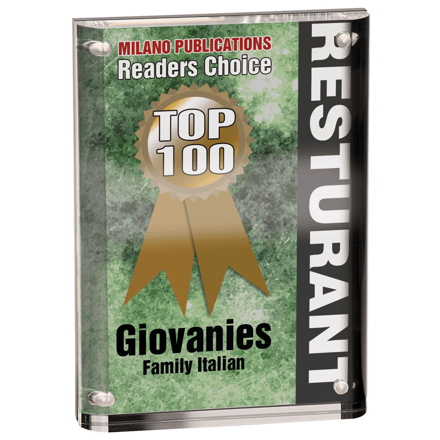 Magnetic Acrylic Award