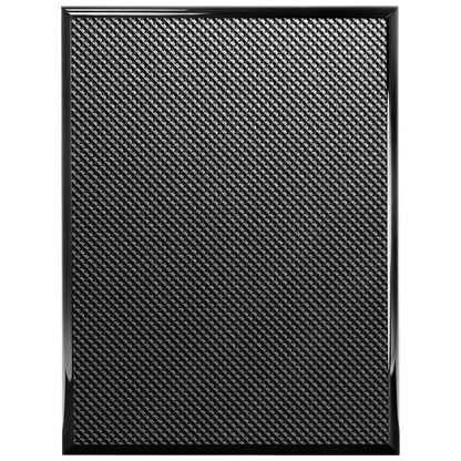 Carbon Fiber Piano Finish Plaque