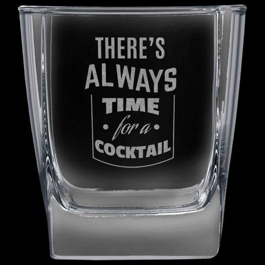 10.5 oz. Square On the Rocks Glass Polar Camel
