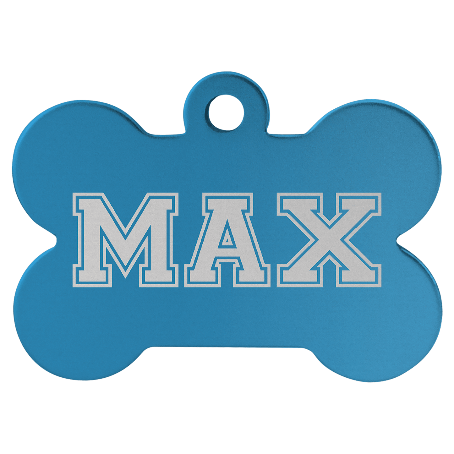 Anodized Aluminum Bone Pet Tag 1.5" x 1"