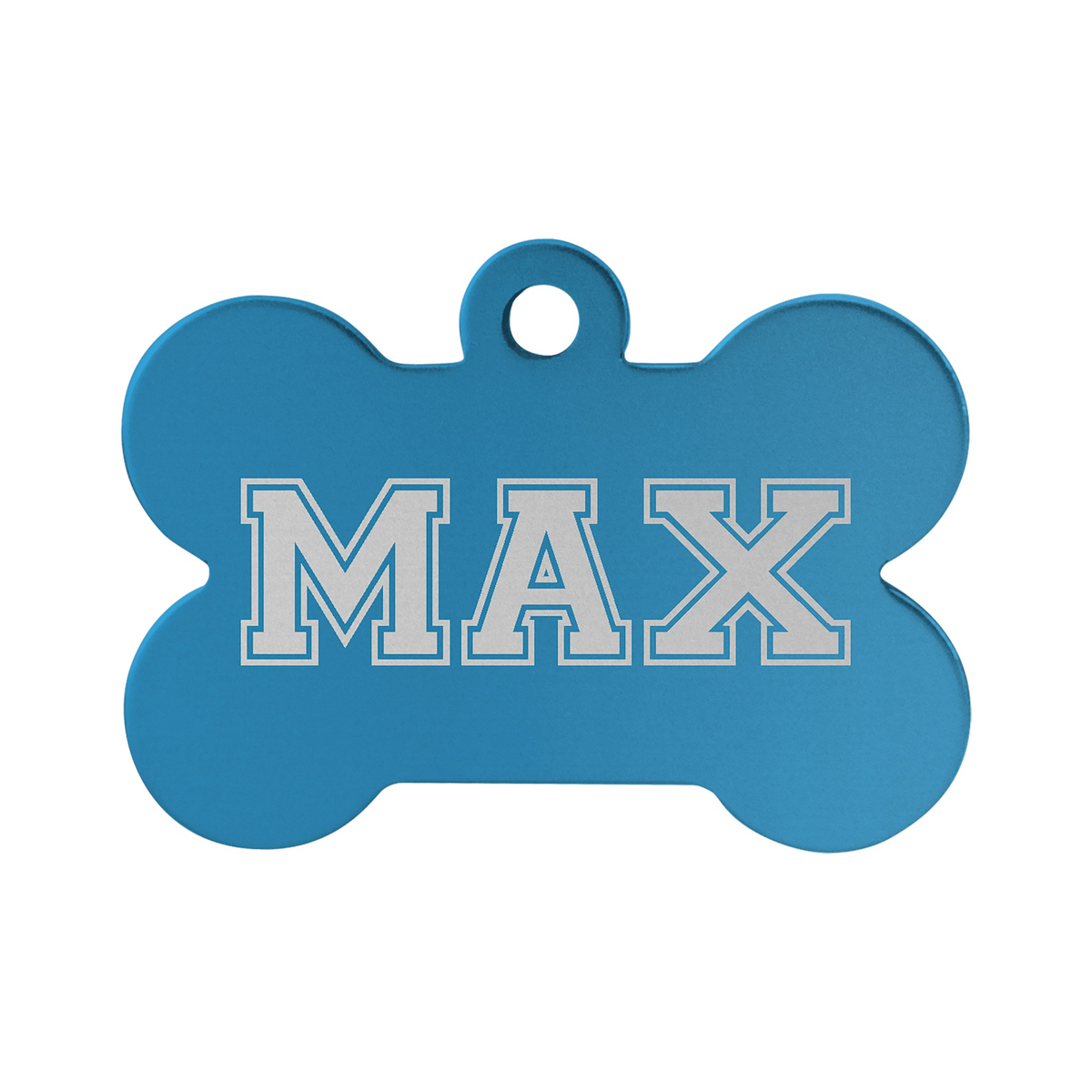 Anodized Aluminum Bone Pet Tag 1.5" x 1"