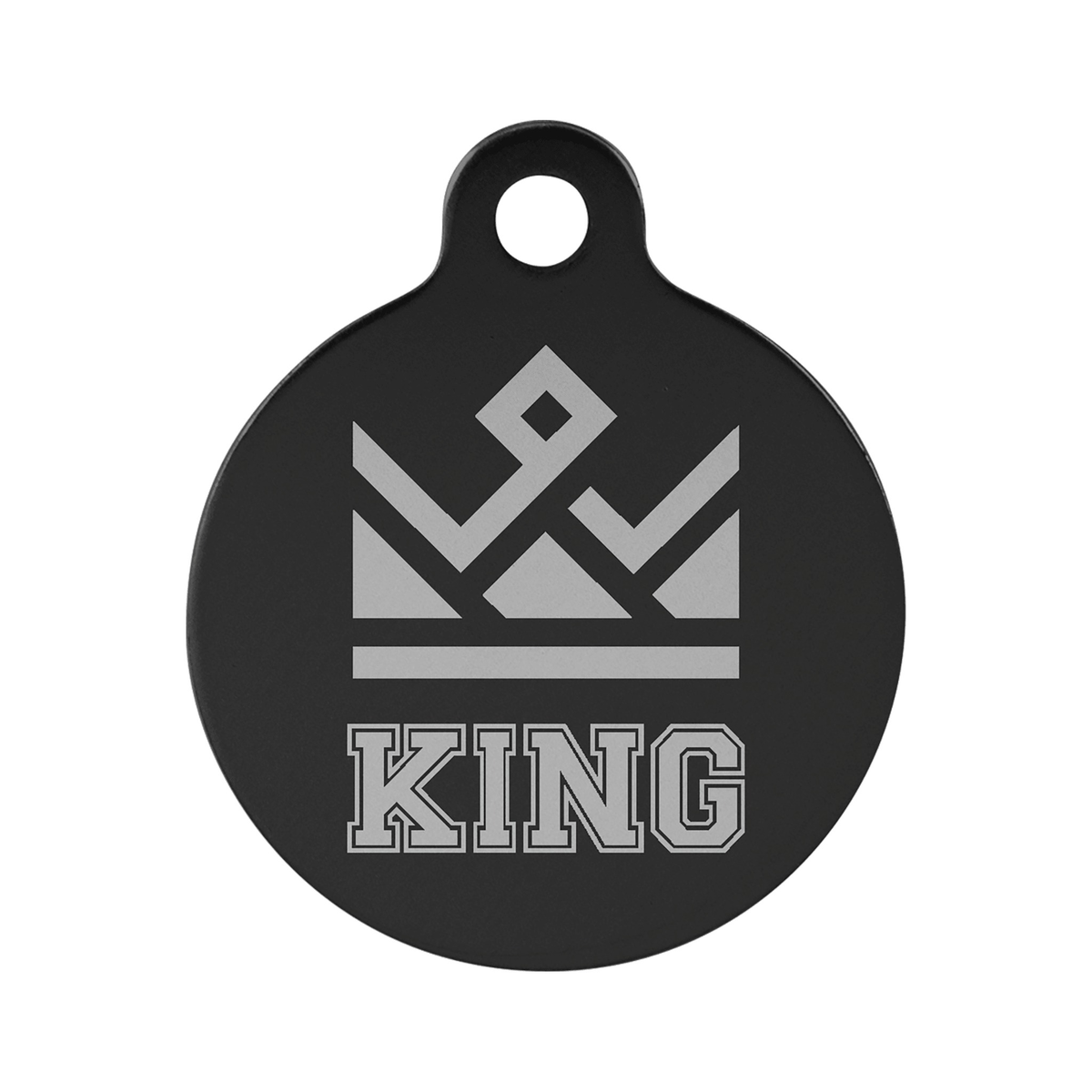 Anodized Aluminum Round Pet Tag 1"