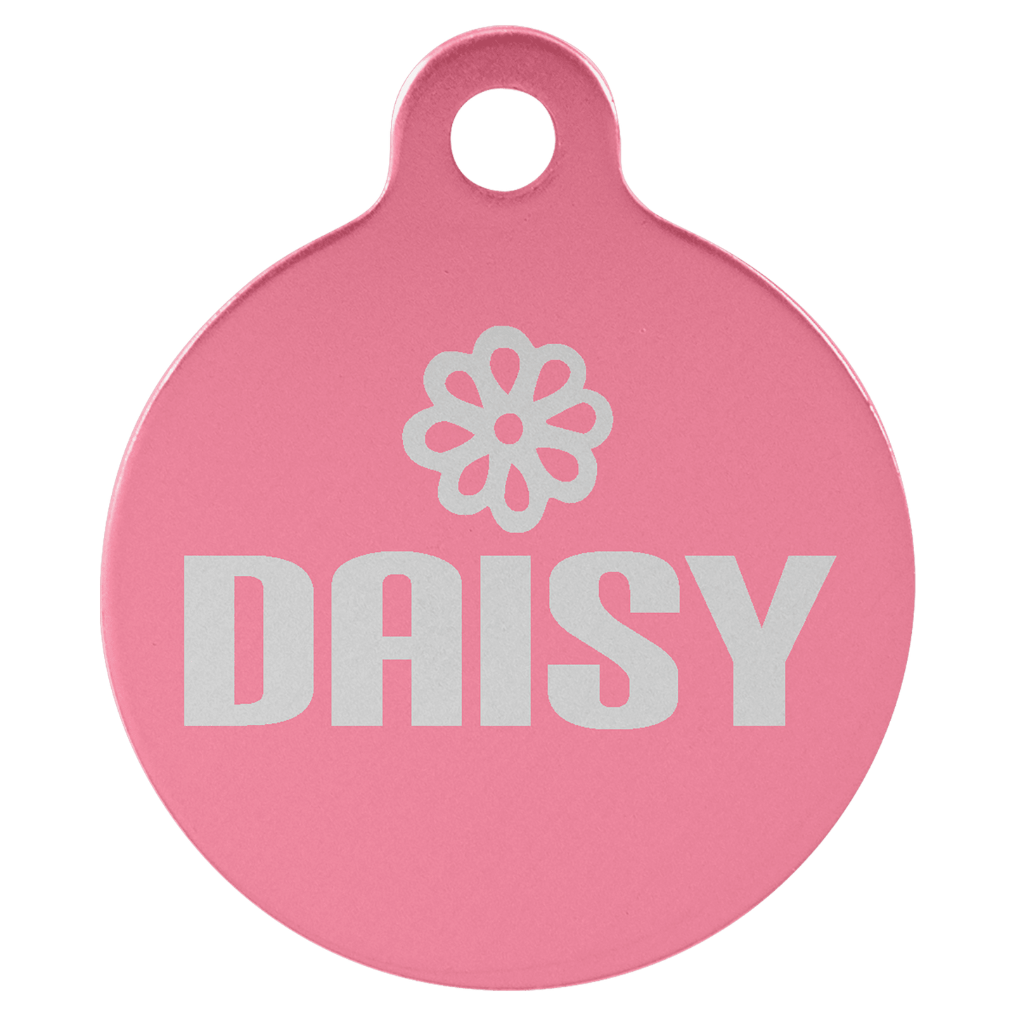 Anodized Aluminum Round Pet Tag 1.25"