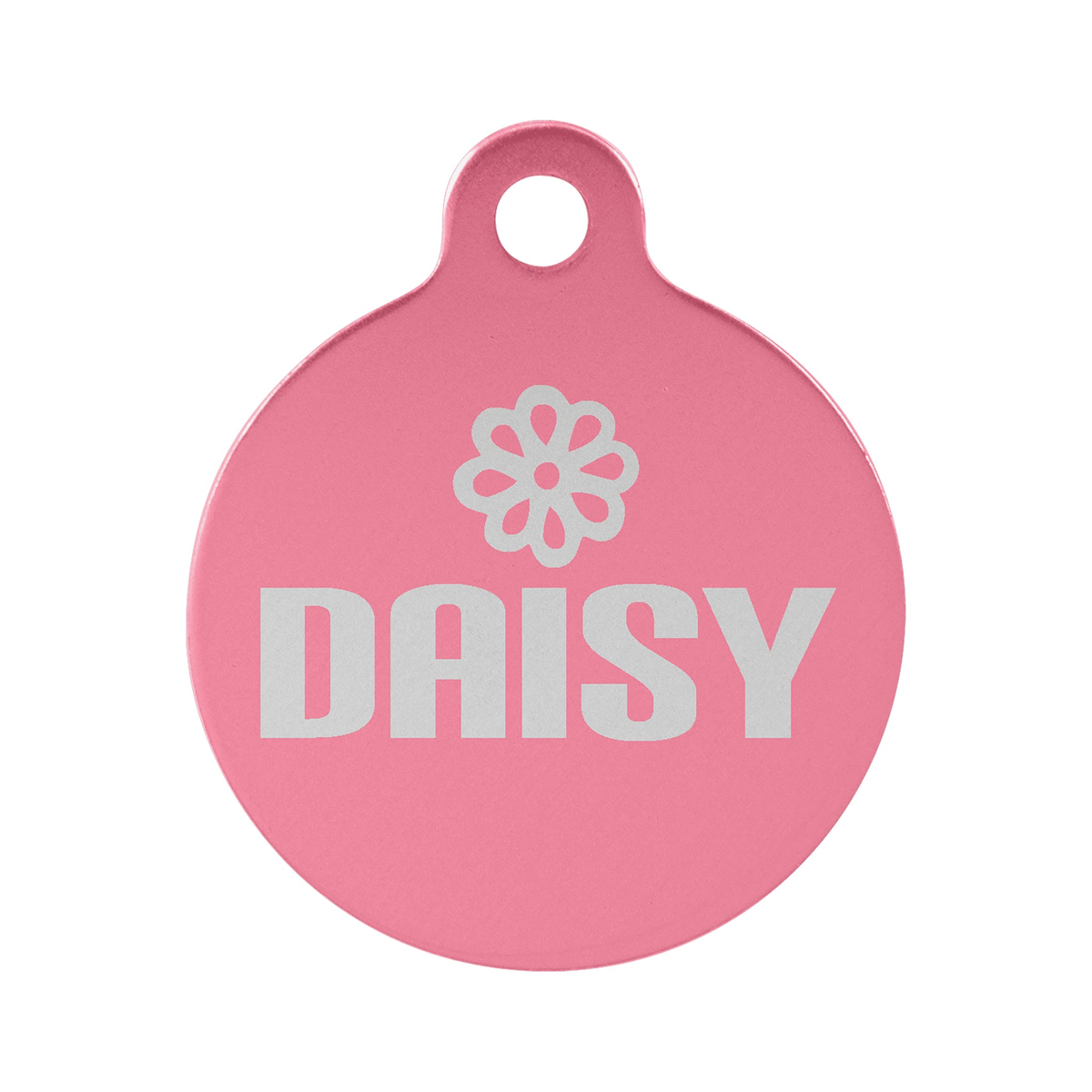 Anodized Aluminum Round Pet Tag 1.25"