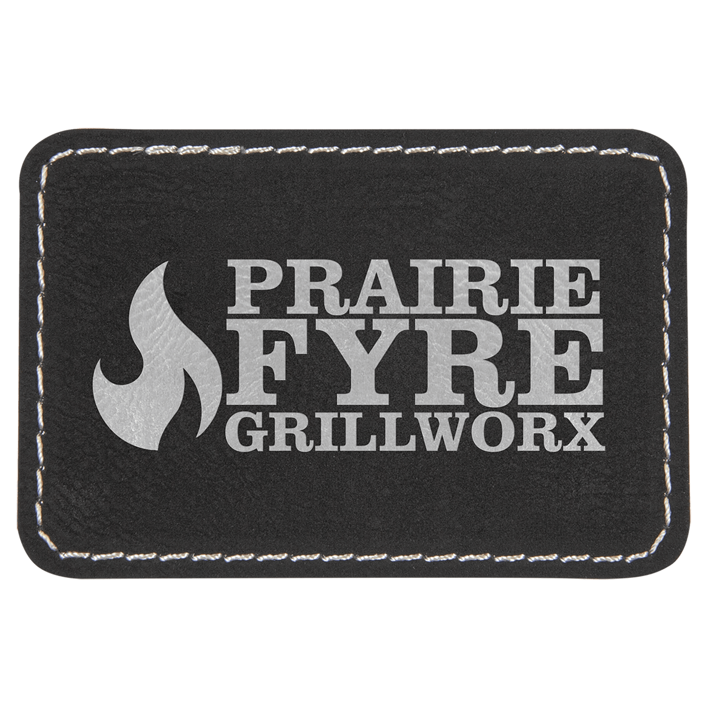 Rectangle Leatherette Patch with Adhesive 3" x 2"
