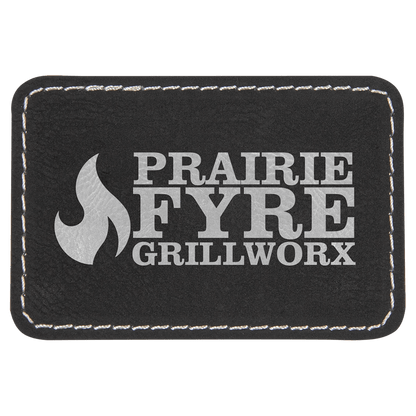 Rectangle Leatherette Patch with Adhesive 3" x 2"