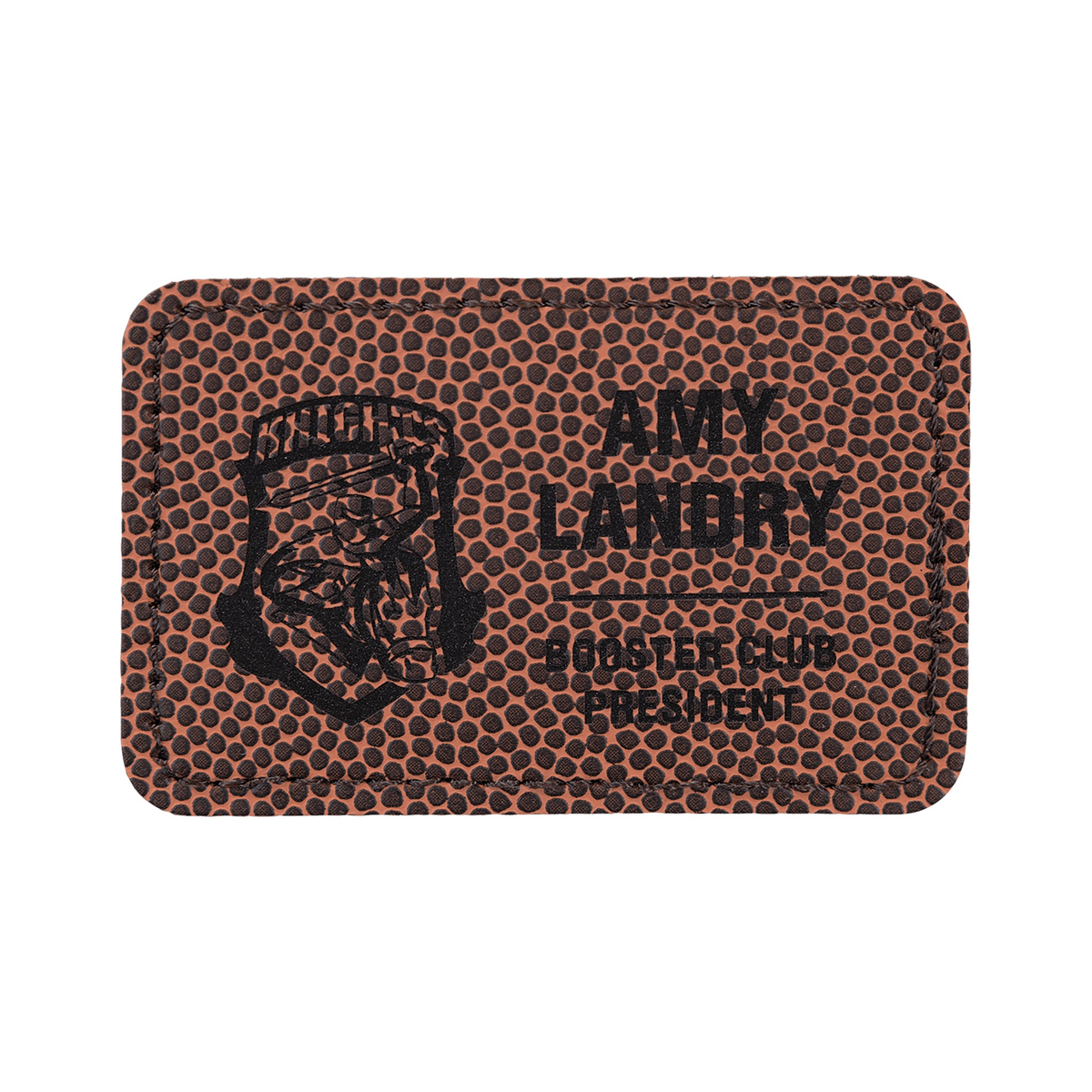 Rectangle Leatherette Patch with Adhesive 3" x 2"