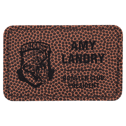 Rectangle Leatherette Patch with Adhesive 3" x 2"