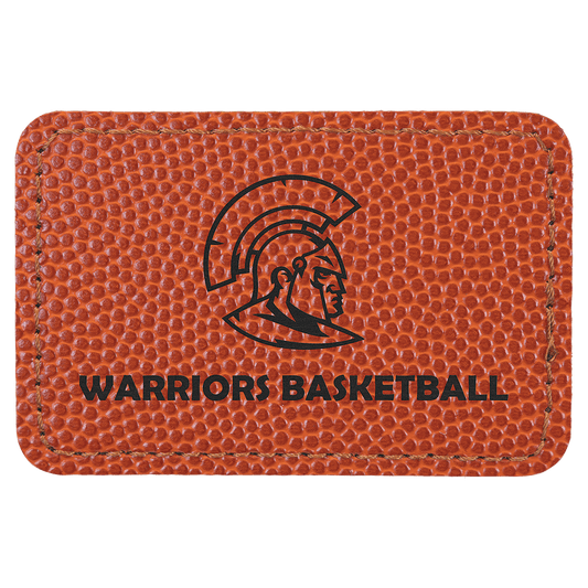 Rectangle Leatherette Patch with Adhesive 3" x 2"