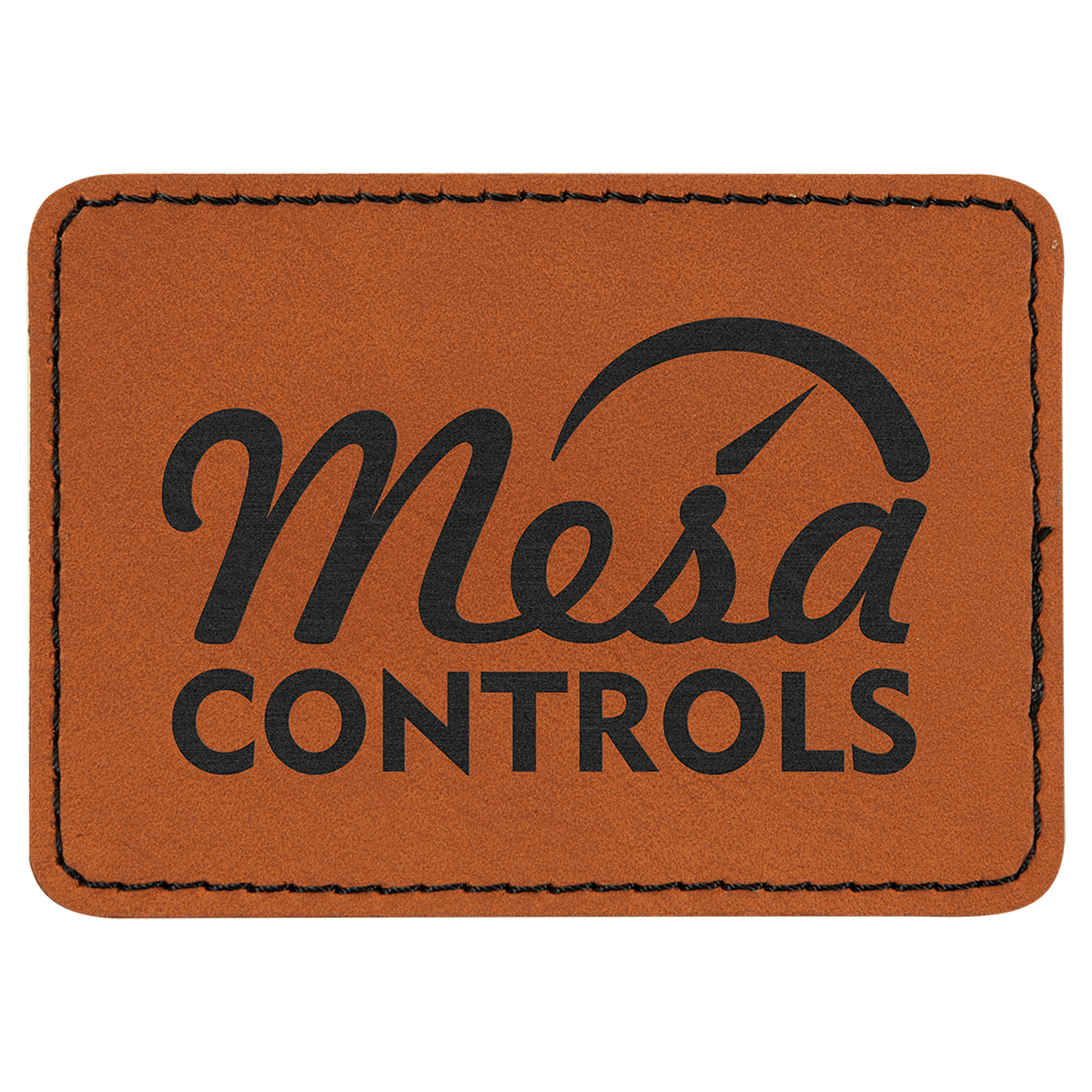 Rectangle Leatherette Patch with Adhesive 3.5" x 2.5"