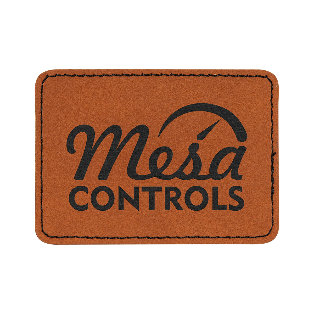 Rectangle Leatherette Patch with Adhesive 3.5" x 2.5"