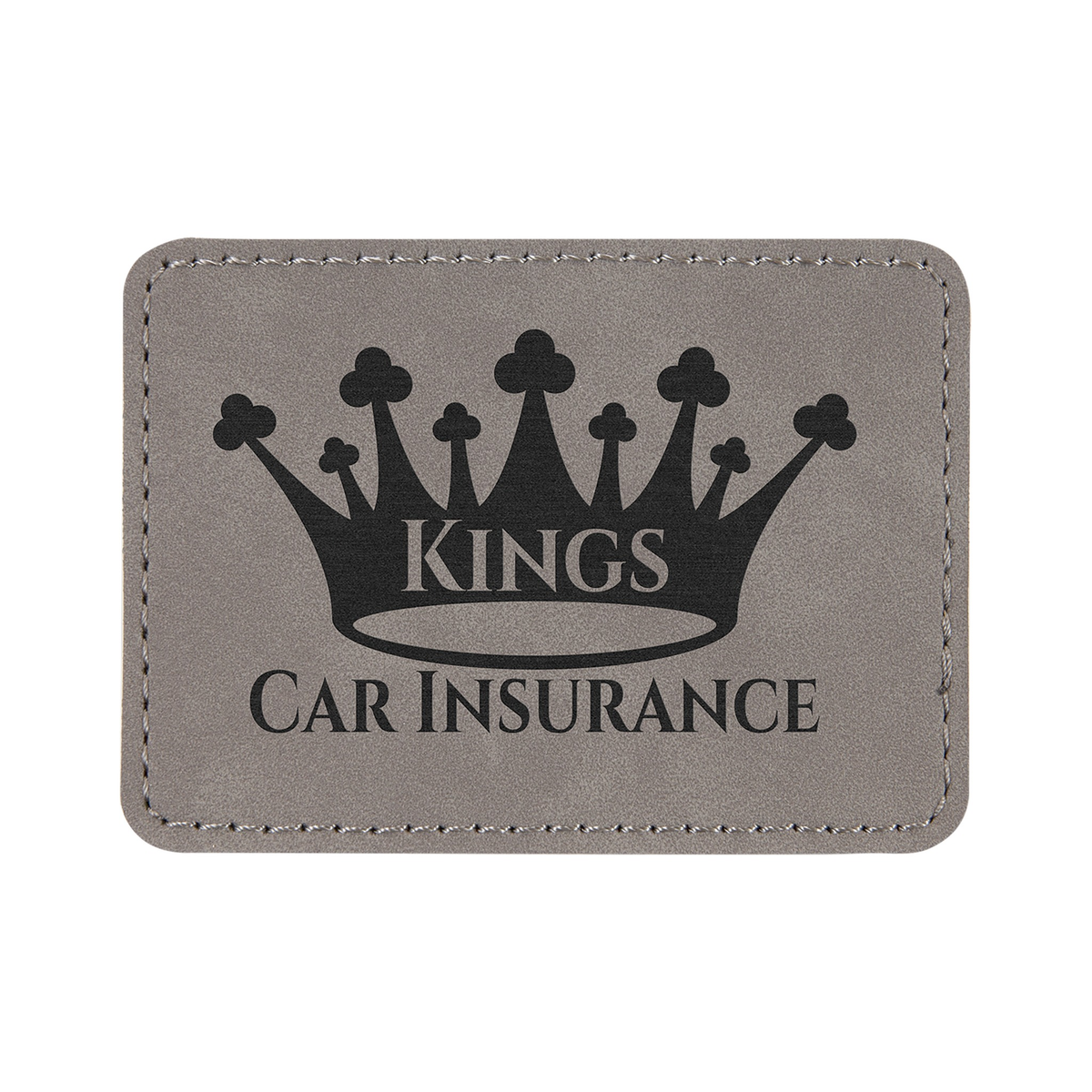 Rectangle Leatherette Patch with Adhesive 3.5" x 2.5"