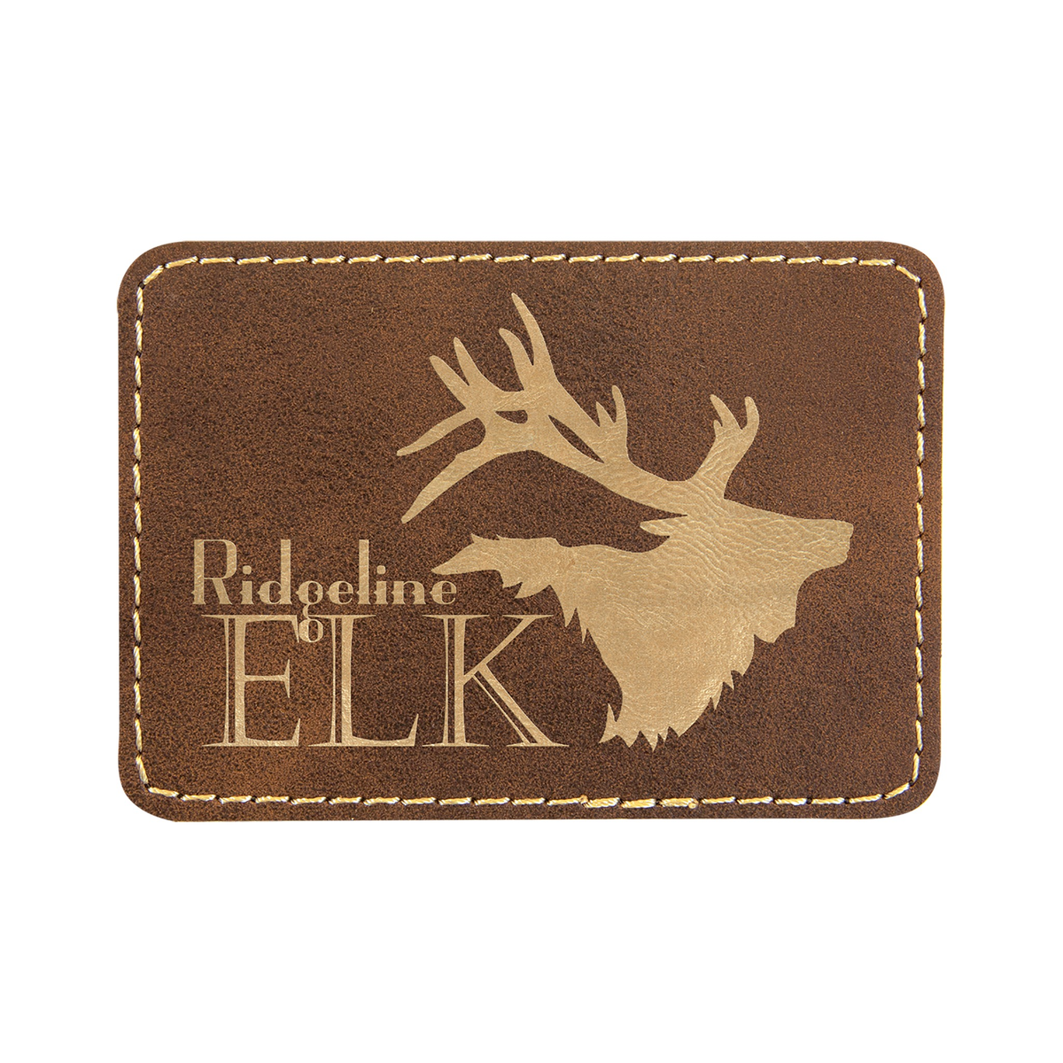 Rectangle Leatherette Patch with Adhesive 3.5" x 2.5"