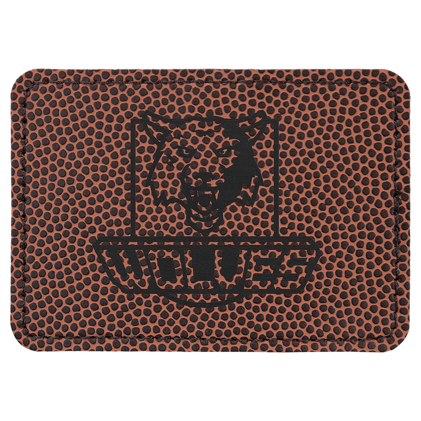 Rectangle Leatherette Patch with Adhesive 3.5" x 2.5"