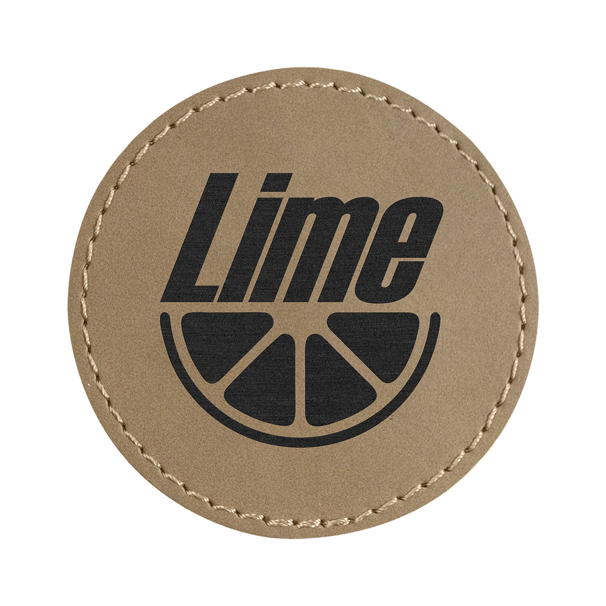 Round Leatherette Patch with Adhesive 2.5"