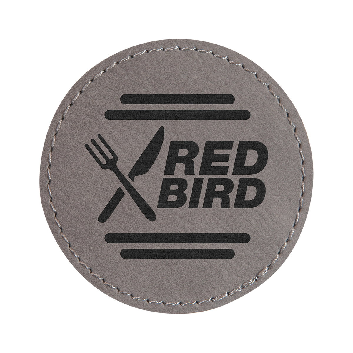Round Leatherette Patch with Adhesive 2.5"