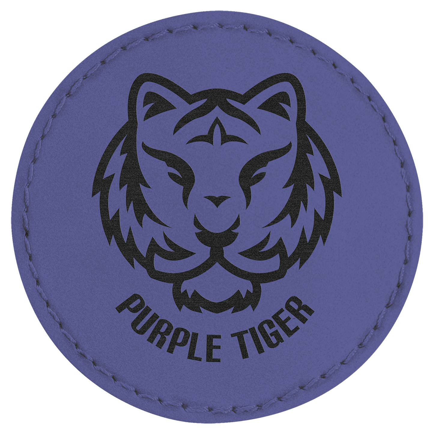 Round Leatherette Patch with Adhesive 2.5"