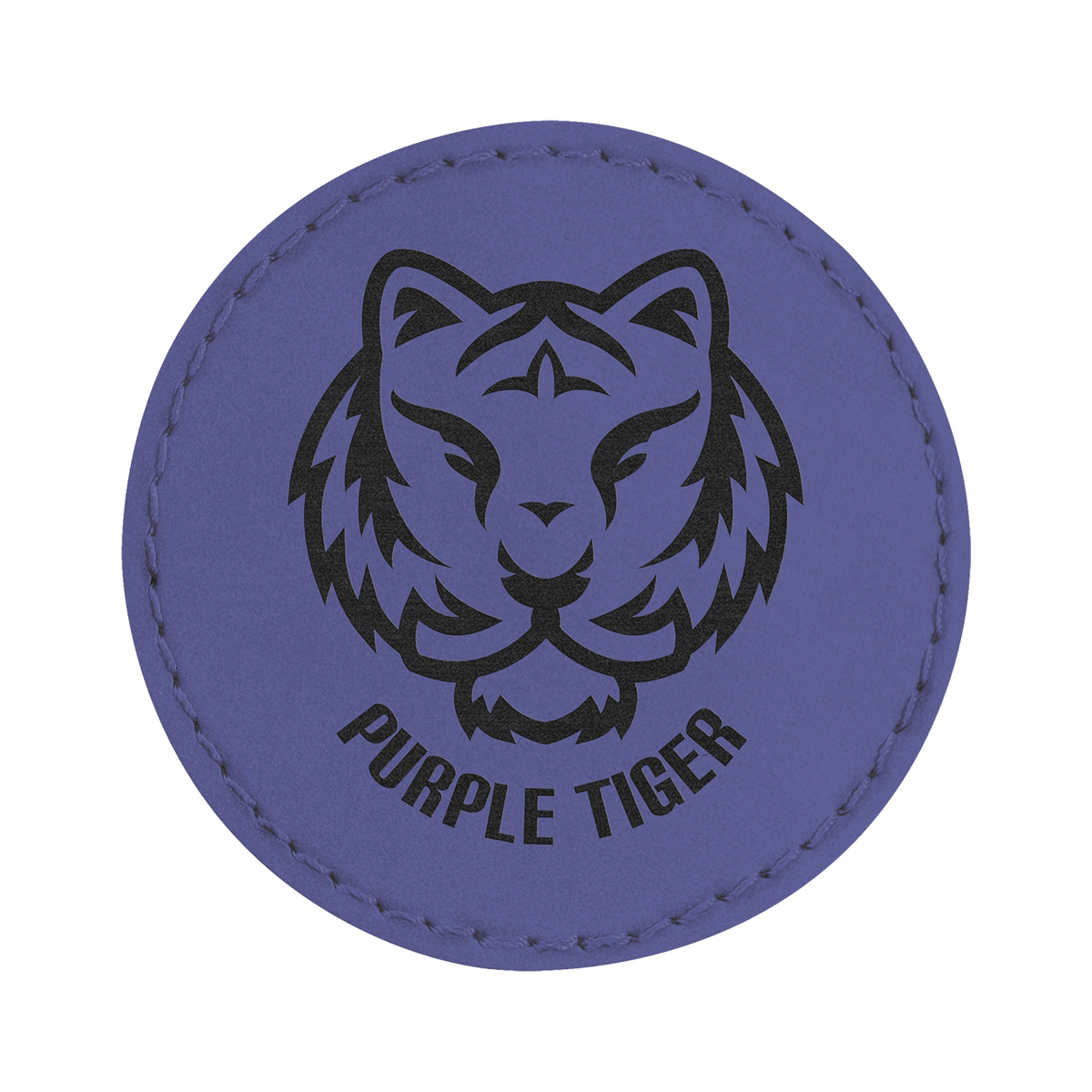 Round Leatherette Patch with Adhesive 2.5"