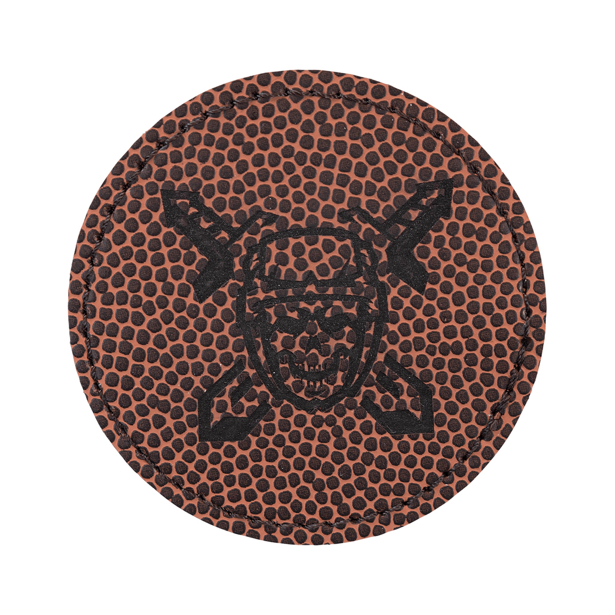 Round Leatherette Patch with Adhesive 2.5"