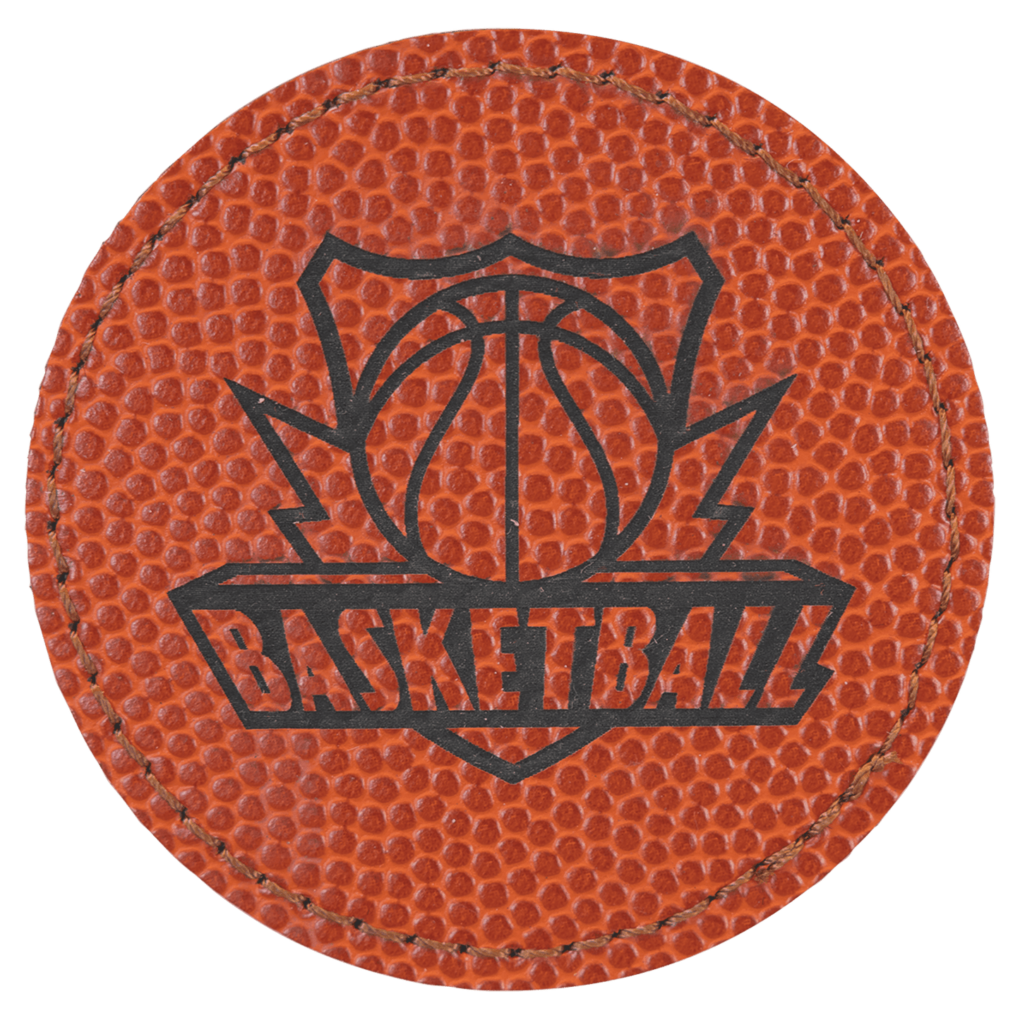 Round Leatherette Patch with Adhesive 2.5"