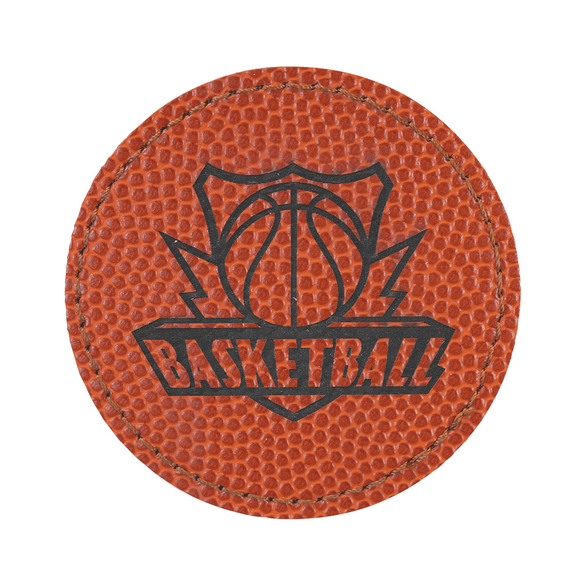 Round Leatherette Patch with Adhesive 2.5"