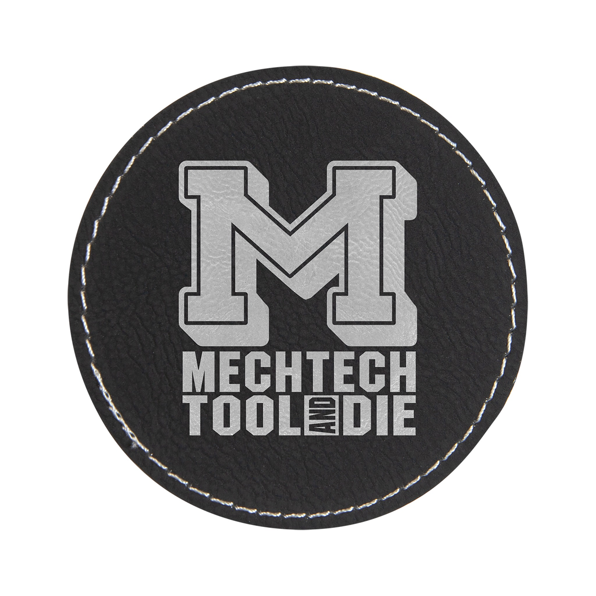 Round Leatherette Patch with Adhesive 3"