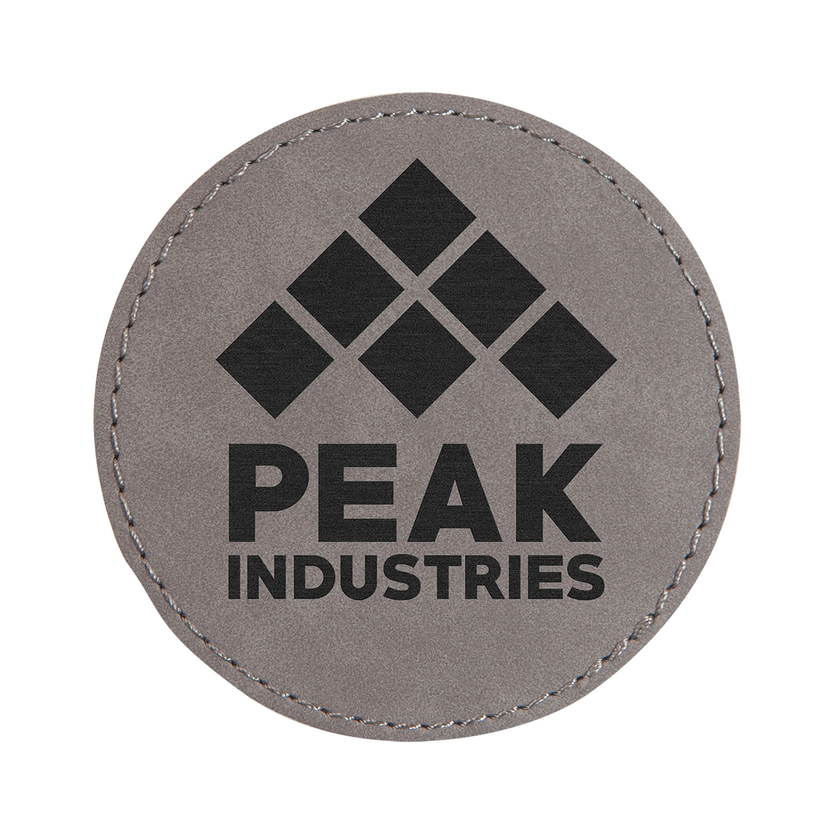 Round Leatherette Patch with Adhesive 3"