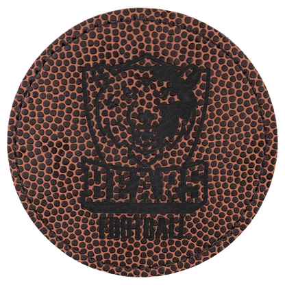 Round Leatherette Patch with Adhesive 3"