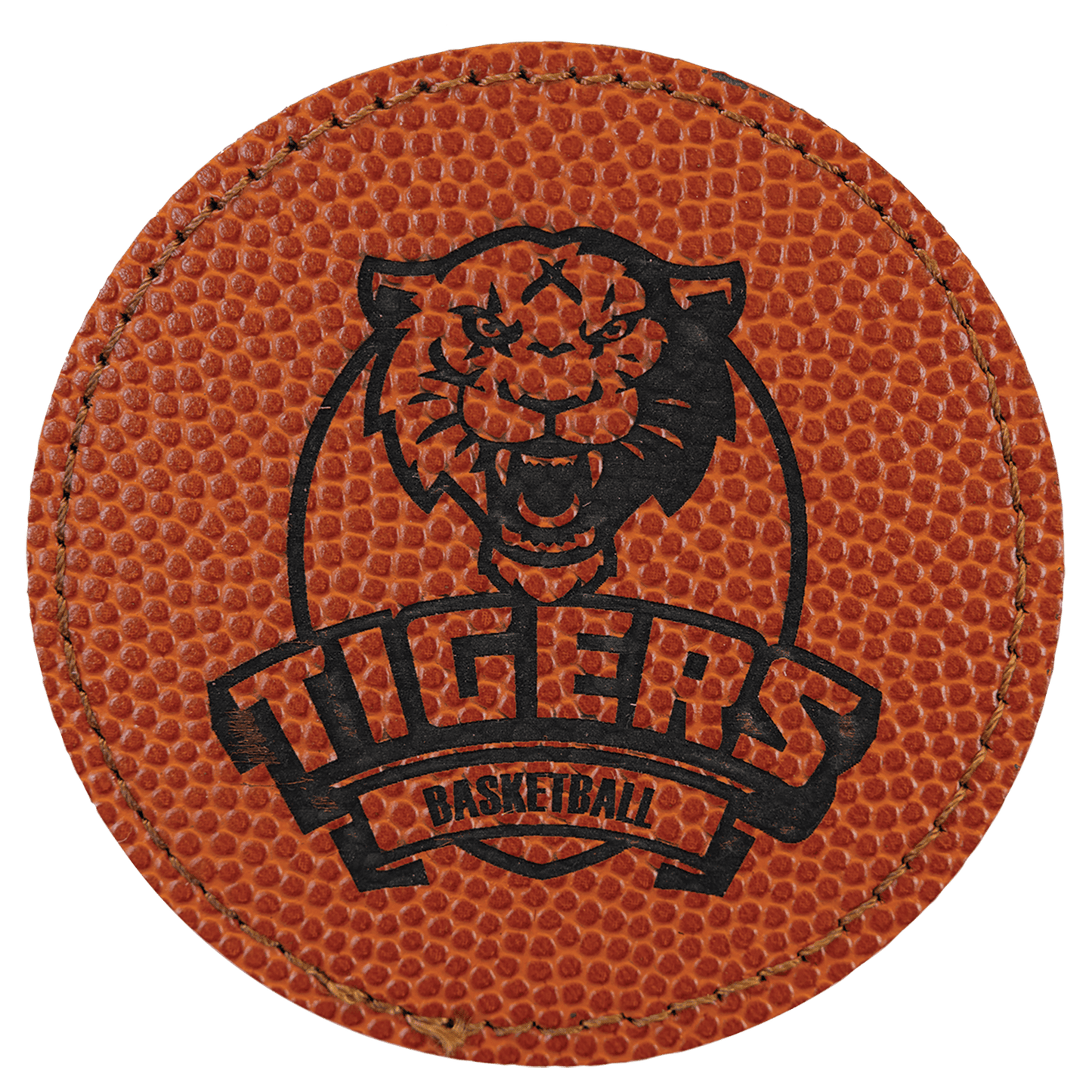 Round Leatherette Patch with Adhesive 3"