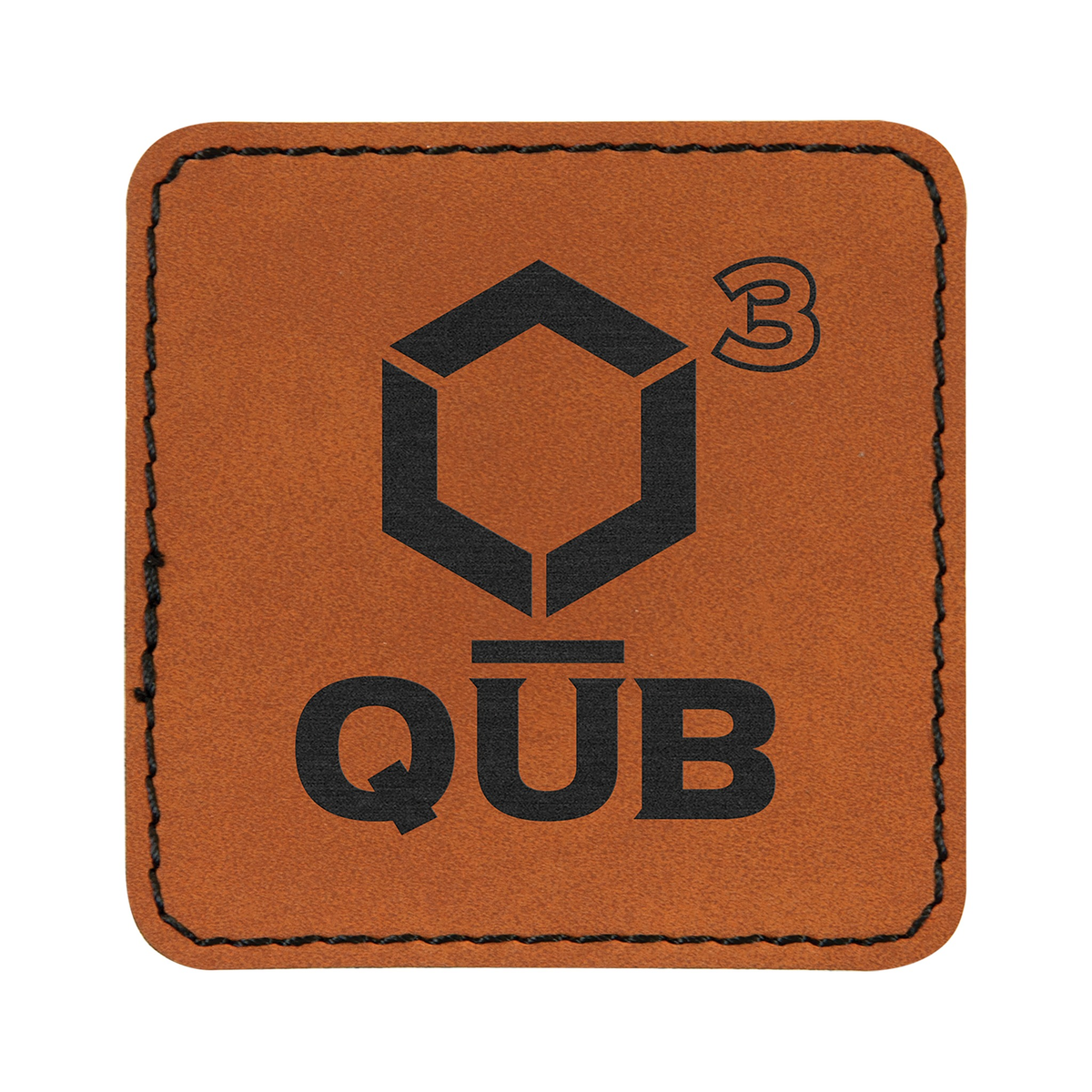 Square Leatherette Patch with Adhesive 2.5"