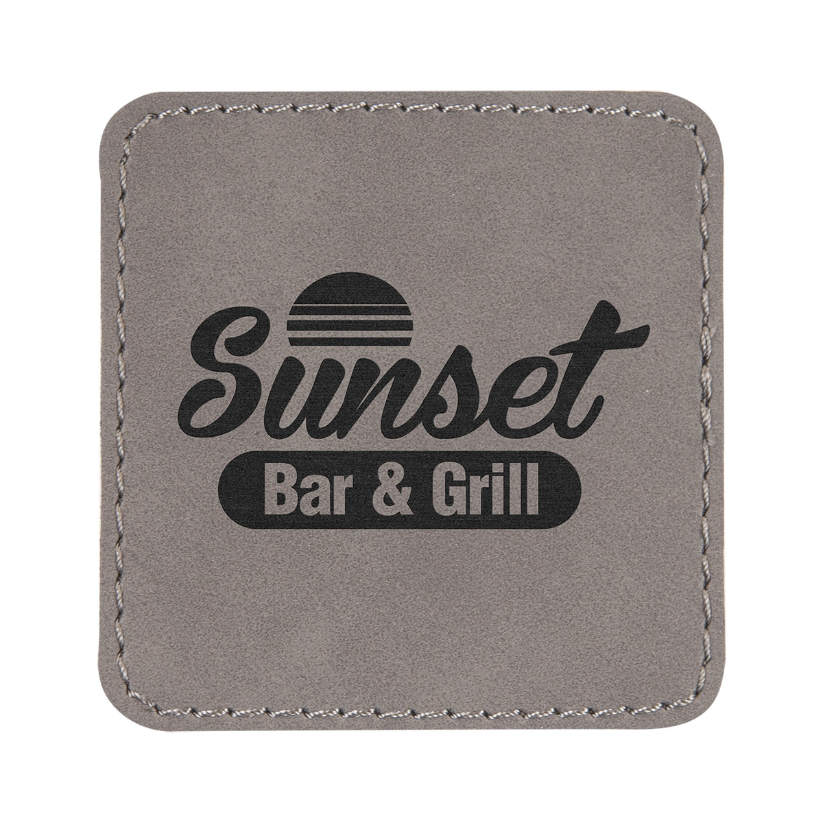 Square Leatherette Patch with Adhesive 2.5"