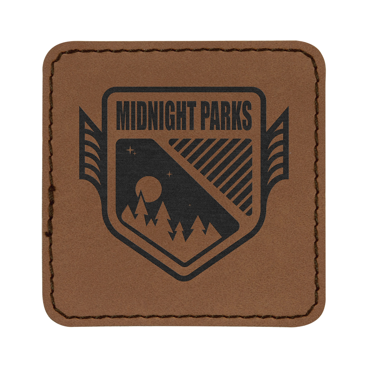 Square Leatherette Patch with Adhesive 2.5"