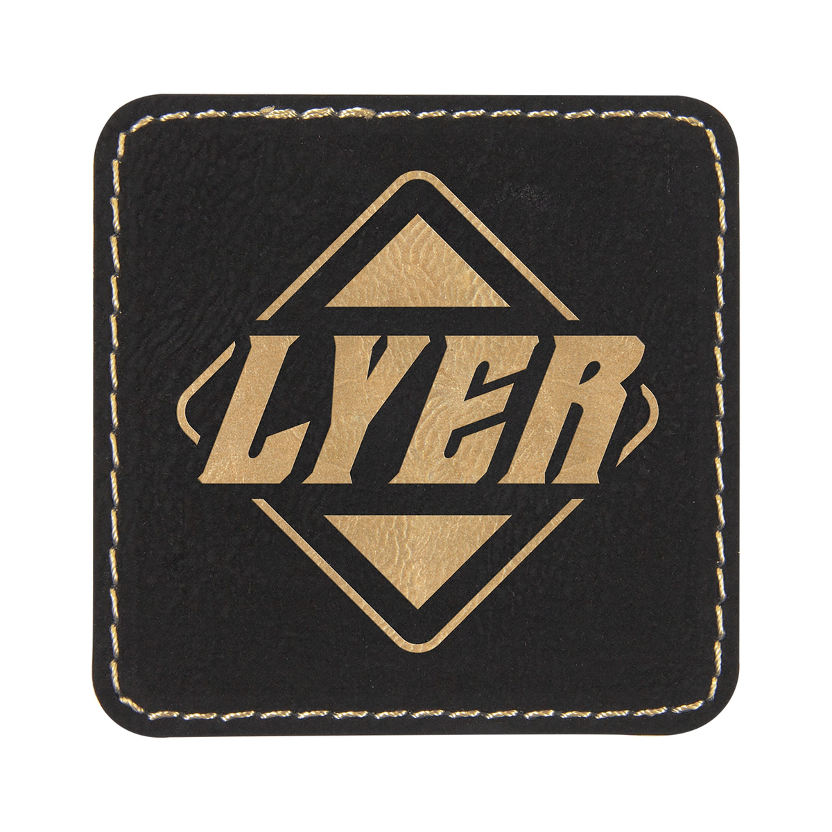 Square Leatherette Patch with Adhesive 2.5"