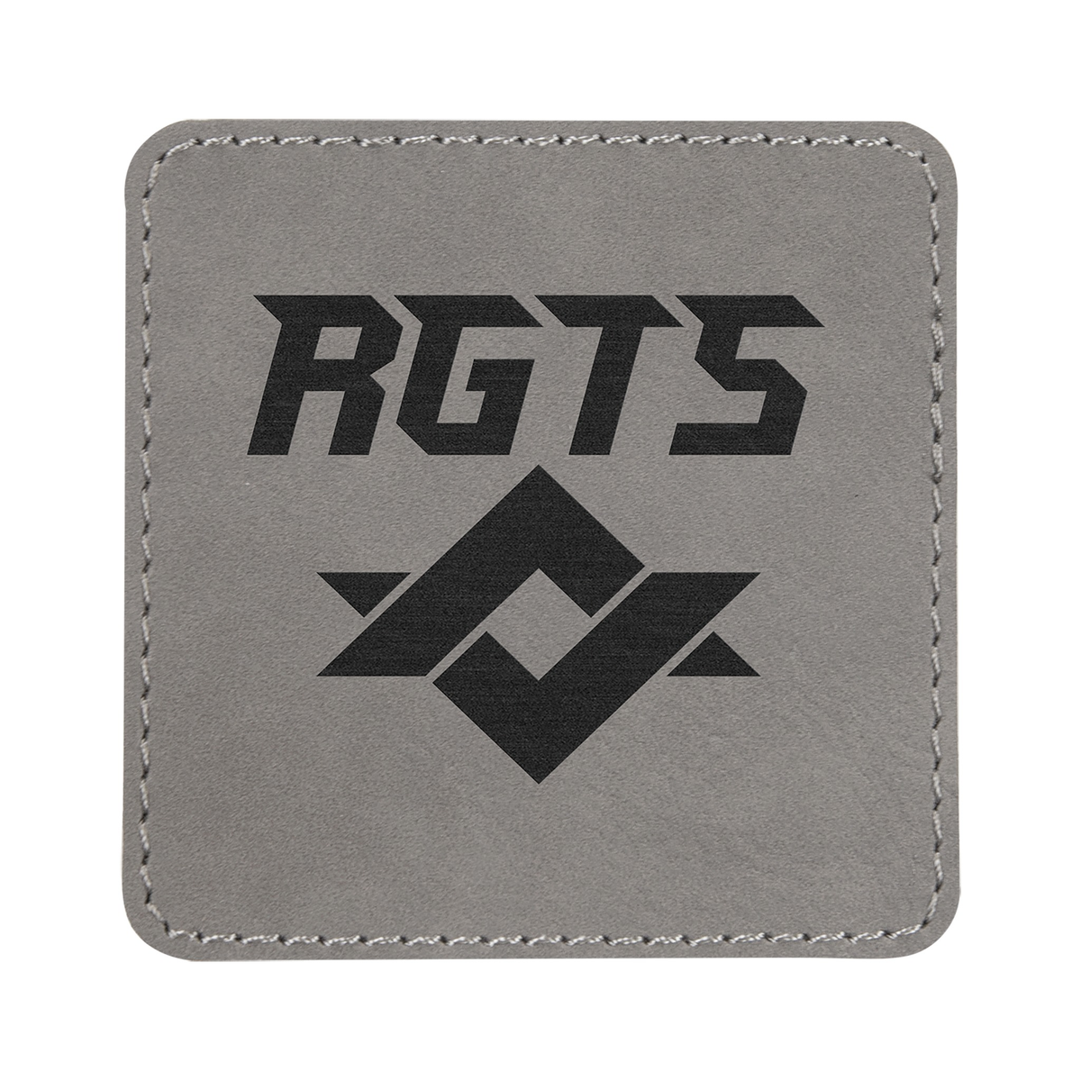 Square Leatherette Patch with Adhesive 3"