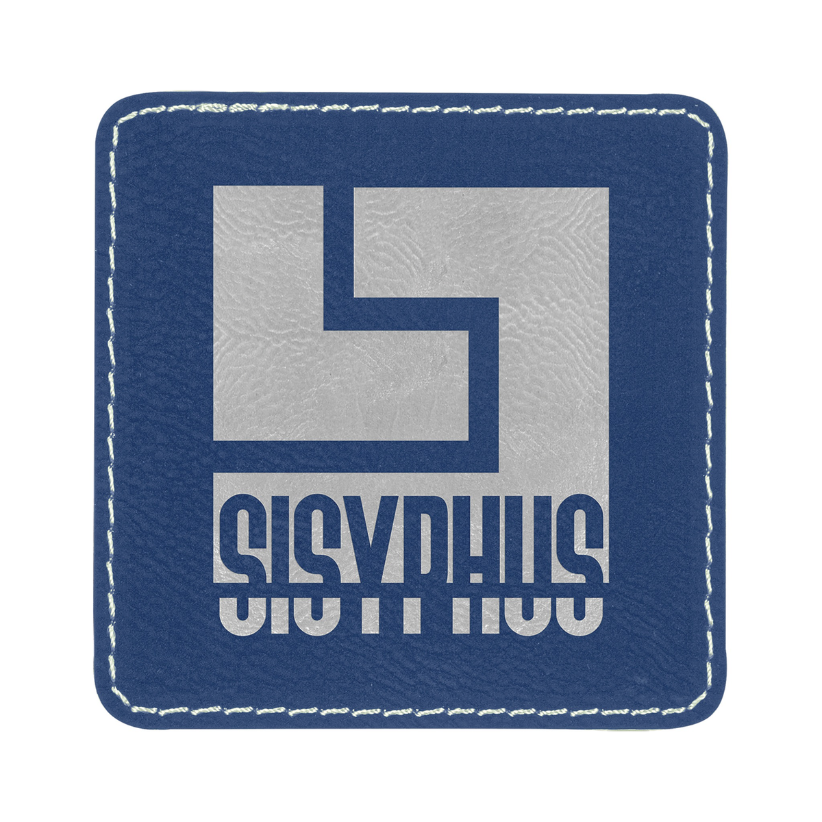 Square Leatherette Patch with Adhesive 3"