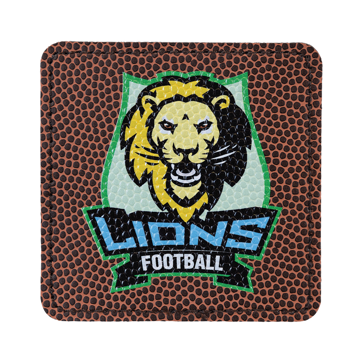 Square Leatherette Patch with Adhesive 3"