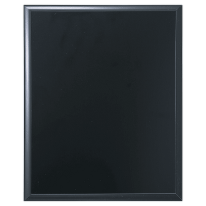 Solid Black Finish Plaque