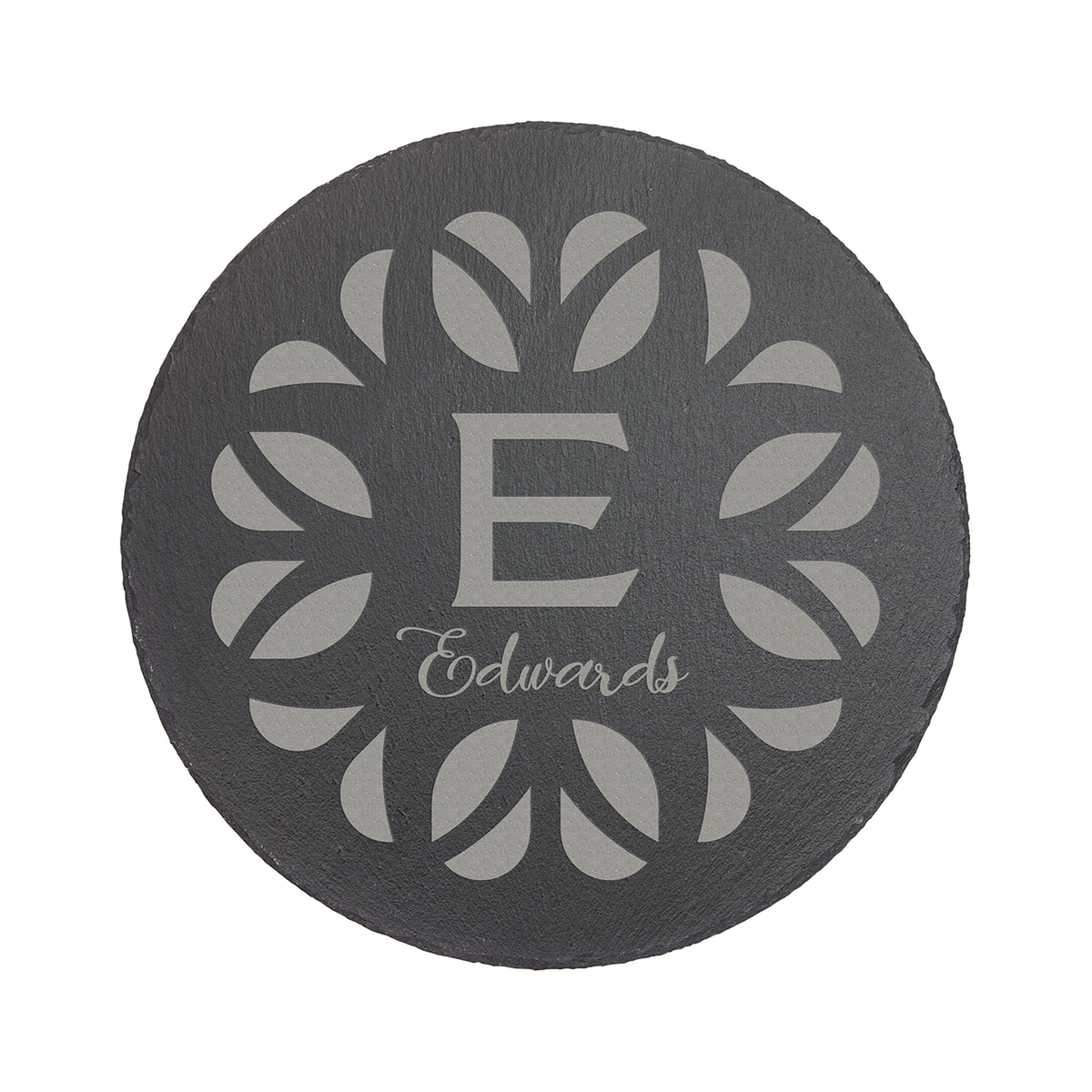 Round Slate Decor with Foam Feet