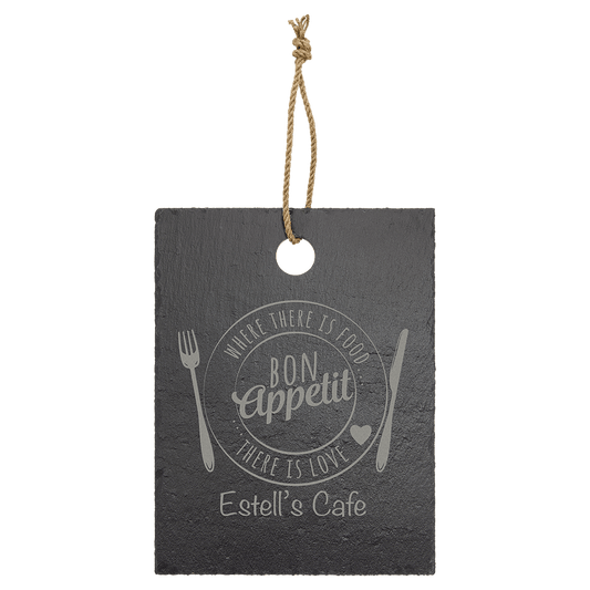 Rectangle Slate Cutting Board with Hanger String