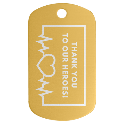 Anodized Aluminum G.I. Tag