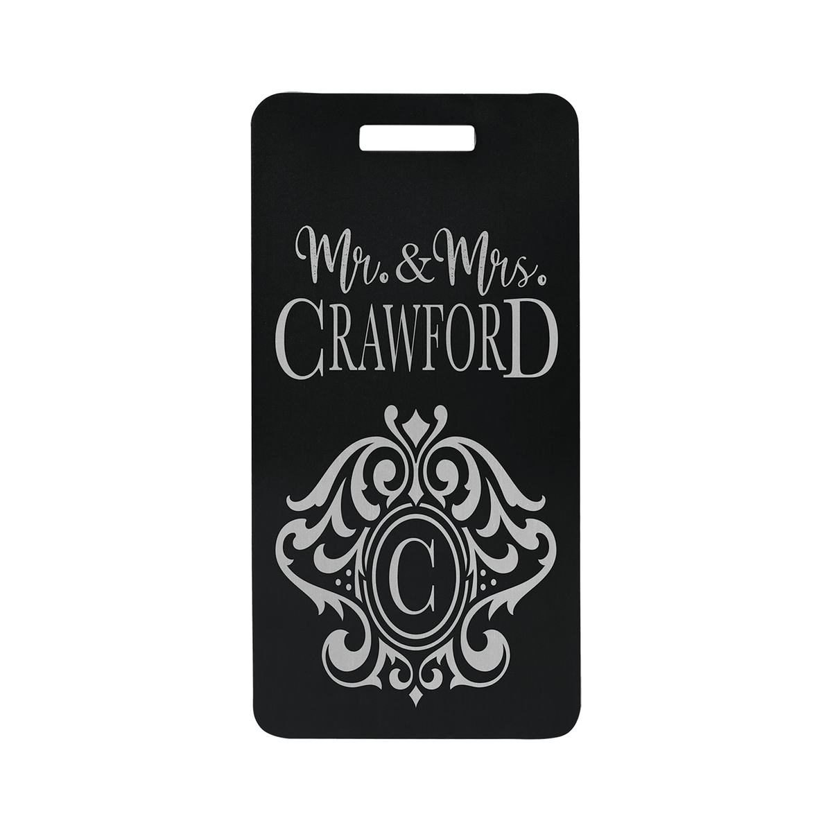 Anodized Aluminum Luggage Tag 3.875" x 2"