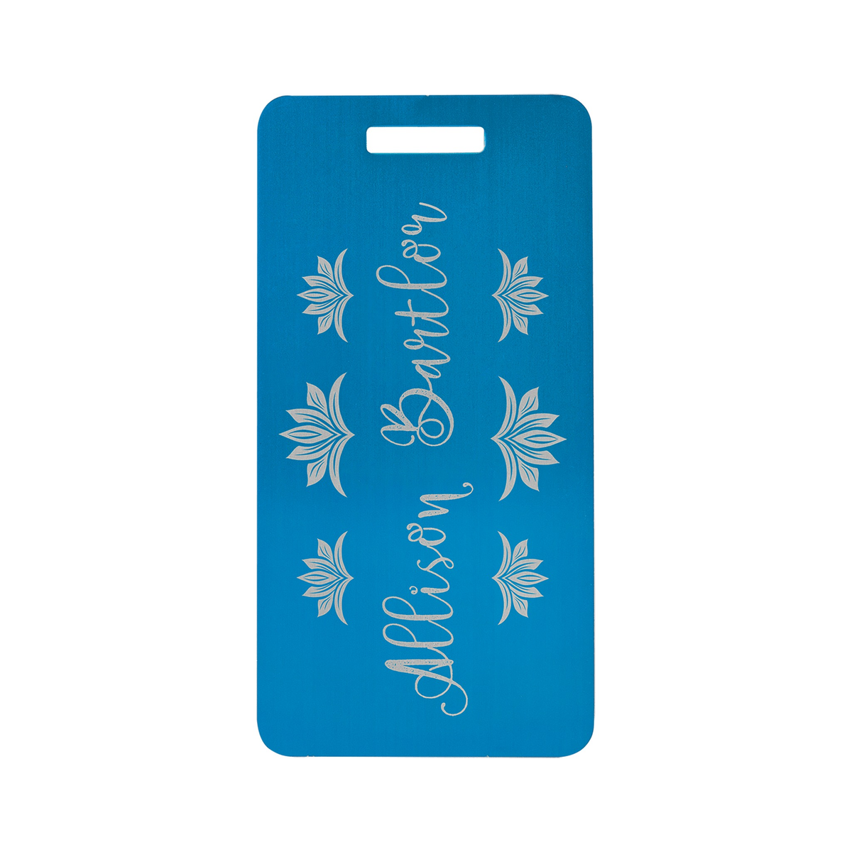 Anodized Aluminum Luggage Tag 3.875" x 2"