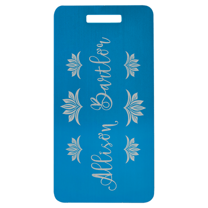 Anodized Aluminum Luggage Tag 3.875" x 2"