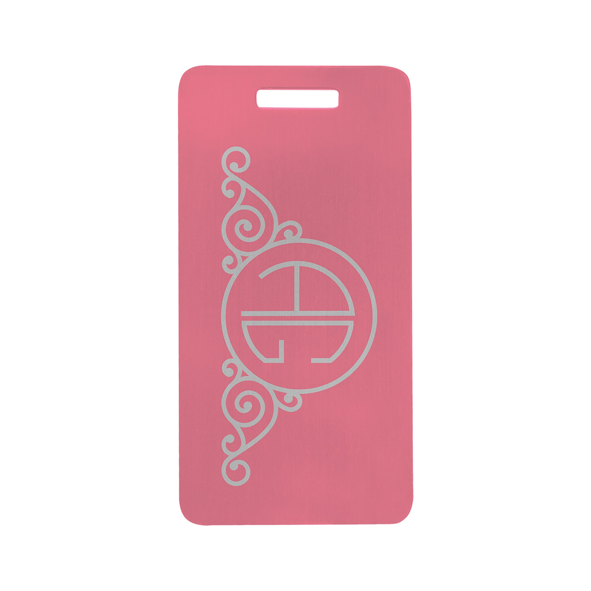 Anodized Aluminum Luggage Tag 3.875" x 2"