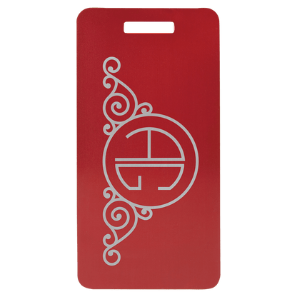 Anodized Aluminum Luggage Tag 3.875" x 2"