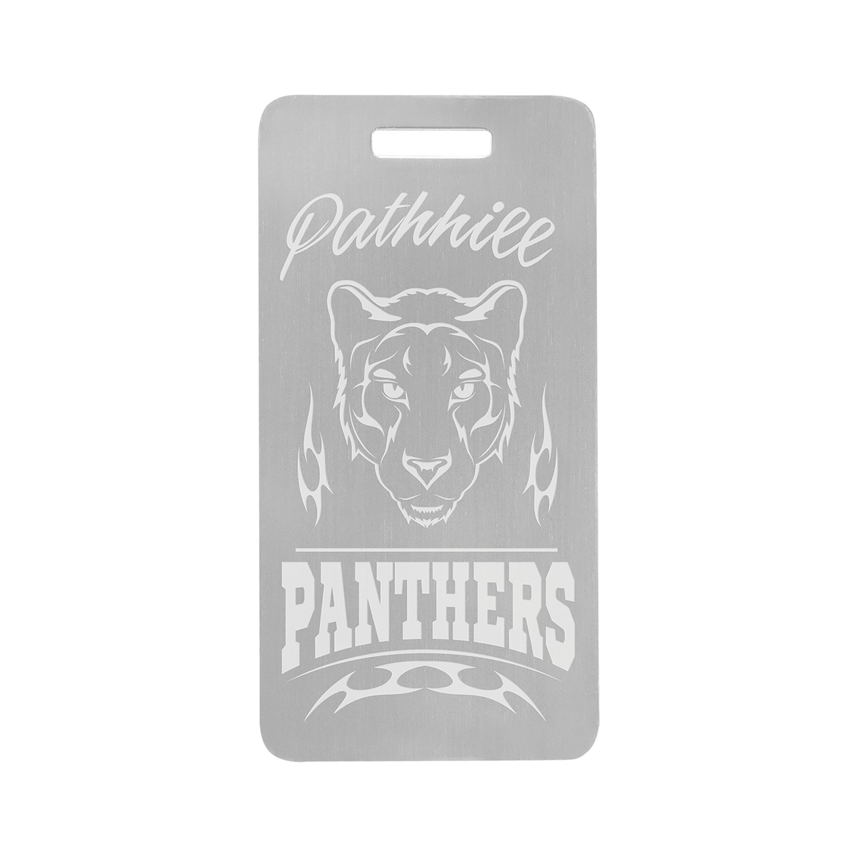Anodized Aluminum Luggage Tag 3.875" x 2"